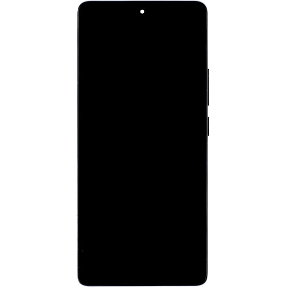 Compatible LCD Display + Touch Unit + Front Cover for Xiaomi Redmi Note 14 Pro 4G Midnight Black OEM - (57983125224)