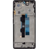 Compatible LCD Display + Touch Unit + Front Cover for Xiaomi Redmi Note 14S Midnight Black OEM - (57983127491)