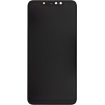 Compatible LCD Display + Touch Unit + Front Cover for Xiaomi Redmi Note 6 Pro Black OEM - (2441957)