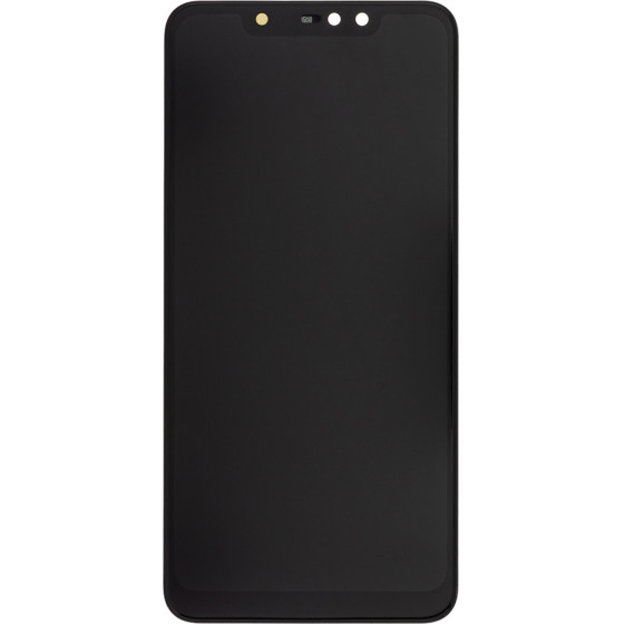 Compatible LCD Display + Touch Unit + Front Cover for Xiaomi Redmi Note 6 Pro Black OEM - (2441957)