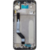 Compatible LCD Display + Touch Unit + Front Cover for Xiaomi Redmi Note 7 Black OEM - (2444121)
