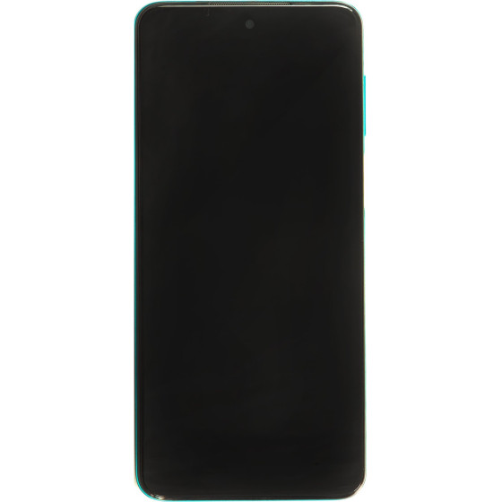 Compatible LCD Display + Touch Unit + Front Cover for Xiaomi Redmi Note 9 Pro/9S/9 Pro Max Tropical Green OEM - (2453774)