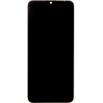 Compatible LCD Display + Touch Unit + Front Cover Honor X7a Black OEM - (57983115197)
