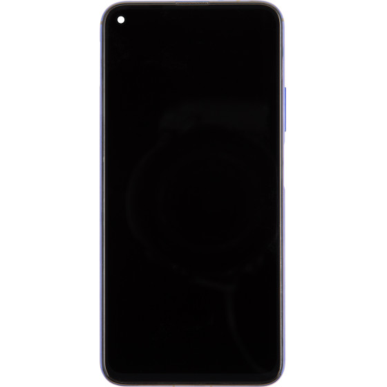 Compatible LCD Display + Touch Unit + Front Cover Huawei Nova 5T Blue OEM - (2450226)