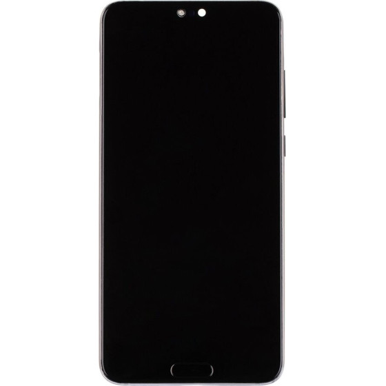 Compatible LCD Display + Touch Unit + Front Cover Huawei P20 Pro Black OLED OEM - (57983109205)