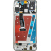 Compatible LCD Display + Touch Unit + Front Cover Huawei P30 Lite White (for 48MP foto) OEM - (2446452)