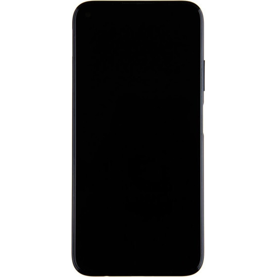Compatible LCD Display + Touch Unit + Front Cover Huawei P40 Lite Midnight Black OEM - (2452722)