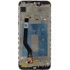 Compatible LCD Display + Touch Unit + Front Cover Huawei Y7 2019 Black (11pin) No Logo OEM - (57983123058)