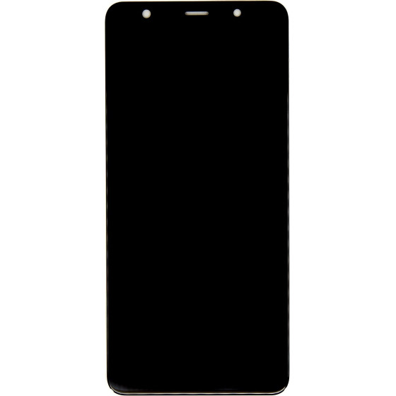 Compatible LCD display + Touch Unit Samsung A750 Galaxy A7 2018 Black OEM - (57983109924)