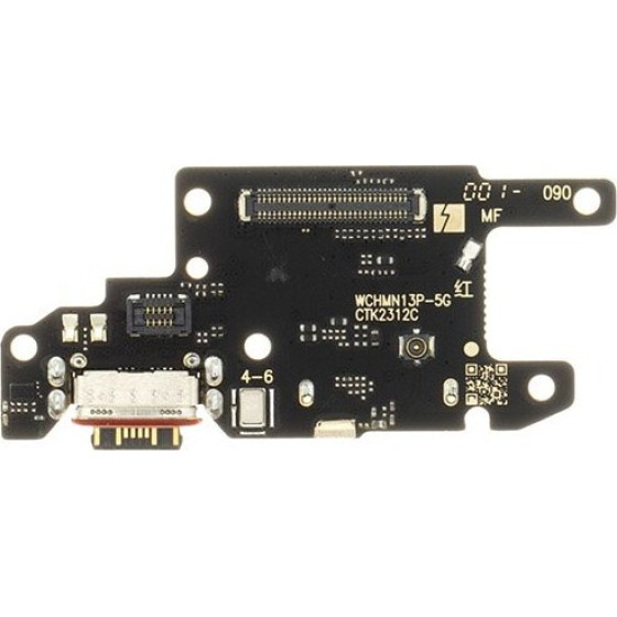 Compatible Xiaomi Redmi Note 13 Pro 5G Board with Charging Connector OEM - (57983121263)
