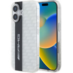 AMG Carbon Pattern Case For Iphone 16 White - (AMHCP16S2DVCW)