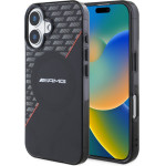 AMG Rhombs Magsafe Case For Iphone 16 Plus Black/Red - (AMHMP16M24HRDKR)