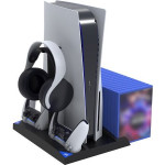 iPega P5013 Charger And Cooling Station For PS5 And PS5 Controller Black - (PG-P5013B)