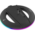 iPega P5S025SH Vertical Stand With Rgb For PS5 Slim/PS5 Pro Black - (PG-P5S025SH)
