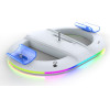 iPega P5S045 Vertical Charging Stand With Rgb For PS5 Slim/PS5 Pro White - (PG-P5S045)