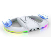 iPega P5S045 Vertical Charging Stand With Rgb For PS5 Slim/PS5 Pro White - (PG-P5S045)
