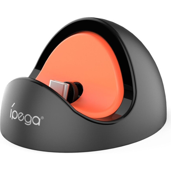 iPega SW2041 Mini Charger Dock For Switch Lite/Nintendo Switch/Nintendo Switch 2 Black/Red - (PG-SW2041)