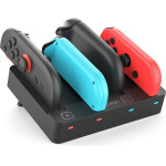 iPega SW2081 Charger Dock For Joycon Controllers Nintendo Switch 1/2 Black - (PW-SW2081)