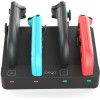 iPega SW2081 Charger Dock For Joycon Controllers Nintendo Switch 1/2 Black - (PW-SW2081)