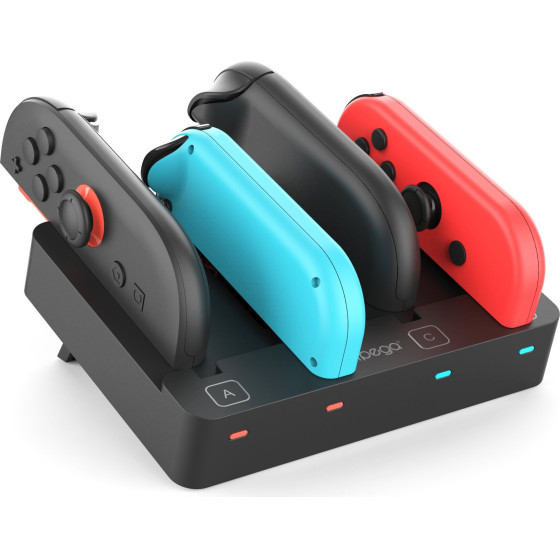 iPega SW2081 Charger Dock For Joycon Controllers Nintendo Switch 1/2 Black - (PW-SW2081)