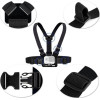 Hurtel Adjustable Harness For a Sports Camera With a Rotating Tripod And a Phone Stand 9145576282748 - (Chest Strap Mount With 360 Degree Rotation Selfie Tripod Mobile holder)