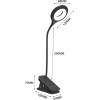 Wozinsky Mini Wireless Led Reading Lamp With Clip + USB-C Cable - Black - (WLBK-02)