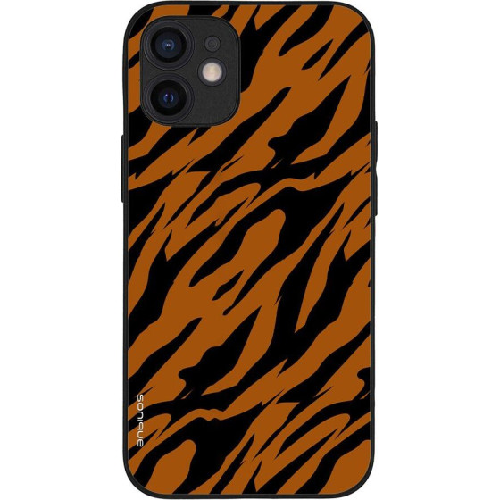 Sonique ���� Animal Print Series ��� Apple Iphone 12 Mini Tiger 01
