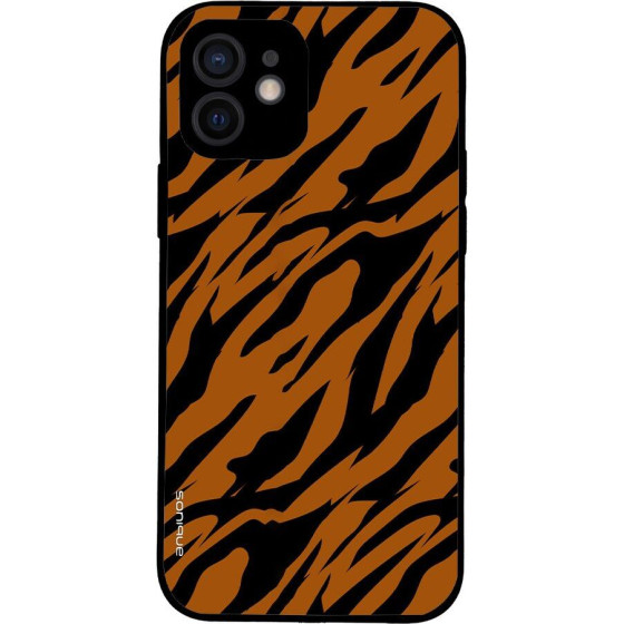 Sonique ���� Animal Print Series ��� Apple Iphone 12 Tiger 01