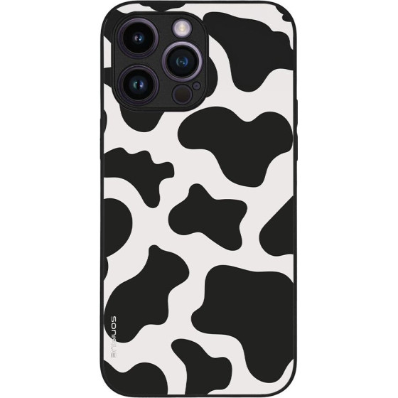 Sonique ���� Animal Print Series ��� Apple Iphone 14 Pro Max Cow 01