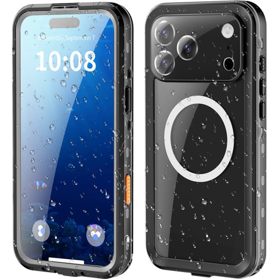 ShellBox - Waterproof IP68 Case - Iphone 17 Pro Max - Black