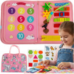Kruzzel Manipulative Book - Pink 26880 - (18596-0)