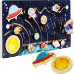 Kruzzel Wooden Puzzle - Solar System 26696 - (18637-0)