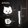 Ruhhy 4-Piece cat/Fox costume, white, 26249 - (18616-0)