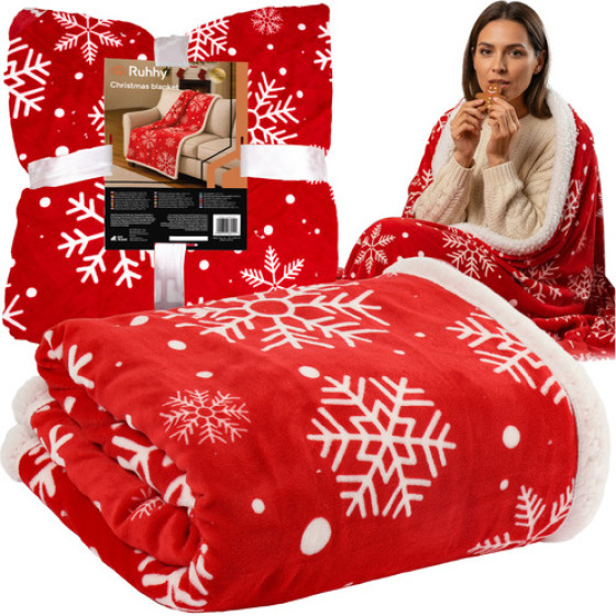 Ruhhy Flannel Christmas Blanket 1.3x1.7m 26611 - (18641-0)