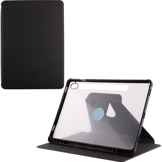 Volte-Tel ���� Samsung Tab S9/S9 FE/S10 FE/S10 Lite 10.9'' Leather Book Stand 360 Rotating �� ������������ ���� ��� ����� BLACK