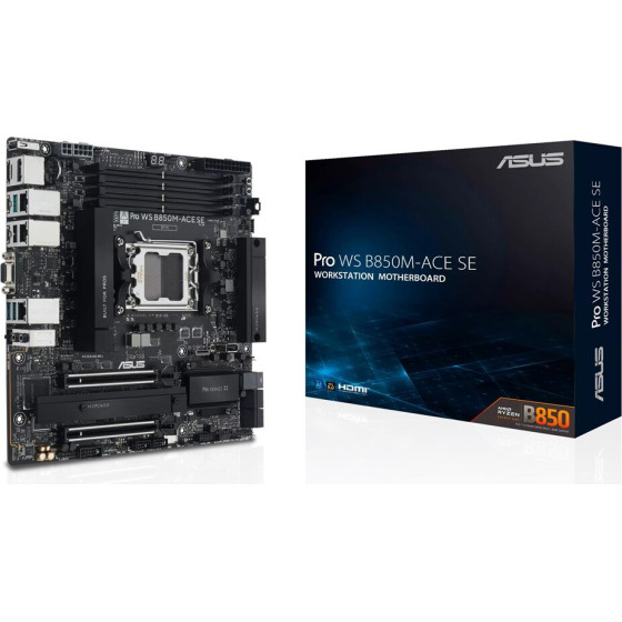 Asus Pro Ws B850M-Ace Se AM5 Amd Motherboard - (90MB1MN0-M0EAY0)