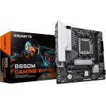 Gigabyte Motherboard - Amd Ryzen 9000 Series CPUs, 5+2+2 Phases VRM, Up To 6400MHz DDR5 (OC), 1xPcie 4.0 M.2, 2.5 Gbe LAN, Wifi 6E, Usb 3.2 Gen 1 - (B650M Gaming WIFI6E)