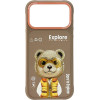 Nimmy Case Cool&Cute 2.0 Bear For Iphone 17 Pro Max Beige - (N-KMLL-IP17-Pro-Max-011B)
