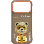 Nimmy Case Cool&Cute 2.0 Bear For Iphone 17 Pro Max Beige - (N-KMLL-IP17-Pro-Max-011B)