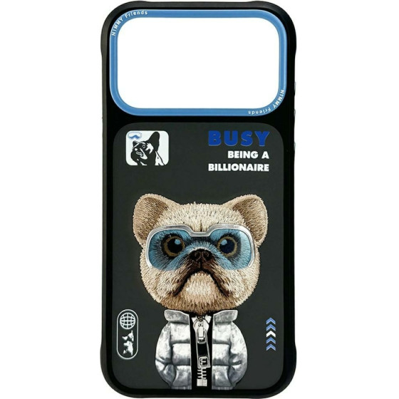 Nimmy Case Cool&Cute 2.0 Dog For Iphone 17 Pro Max Black - (N-KMLL-IP17-Pro-Max-01)
