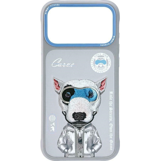 Nimmy Case Cool&Cute 2.0 Dog For Iphone 17 Pro Max Grey - (N-KMLL-IP17-Pro-Max-019A)
