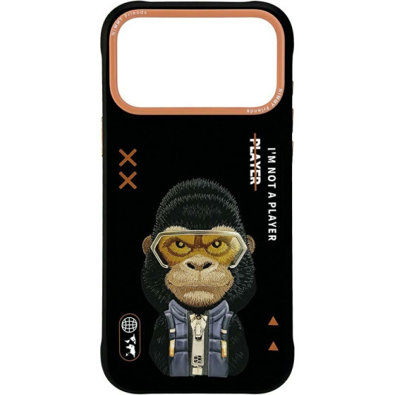 Nimmy Case Cool&Cute 2.0 Gorilla For Iphone 17 Pro Max Black - (N-KMLL-IP17-Pro-Max-016)