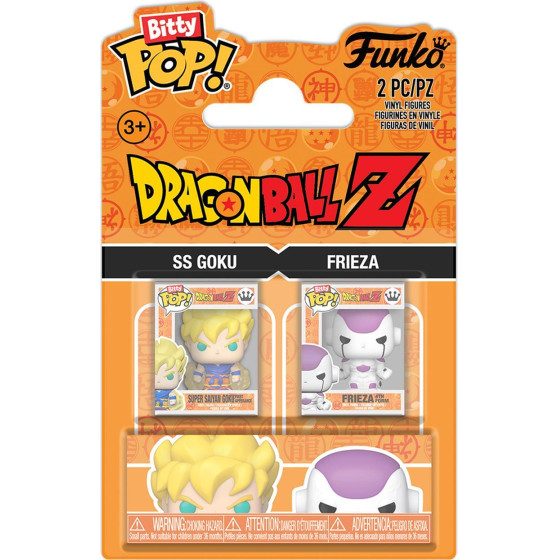 Funko Bitty Pop! 2-Pack: Dragon Ball Z - Ss Goku & Frieza Vinyl Figures