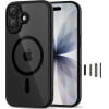 Tech-Protect Magpeak Magsafe Cc Iphone 17 BLACK/CLEAR