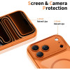 Tech-Protect Magpeak Magsafe Cc Iphone 17 Pro Max Cosmic ORANGE/CLEAR
