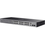 TP-Link Omada 28-Port Gigabit Easy Managed Switch, 2x GLAN, 24x Glan PoE+, 2x SFP, 250W Poe budget, 1U - (ES228GP)