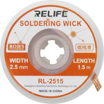 RELIFE Soldering Wick RL-2515, 2.5mm, 1.5m