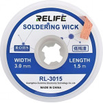 RELIFE Soldering Wick RL-3015, 3mm, 1.5m