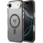 Guess Case For Iphone 17 Air Compatible With Magsafe GUHMP17MHgtmlcgk (Iml Gradient W/ Triangle Logo) black