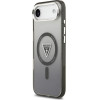 Guess Case For Iphone 17 Air Compatible With Magsafe GUHMP17MHgtmlcgk (Iml Gradient W/ Triangle Logo) black